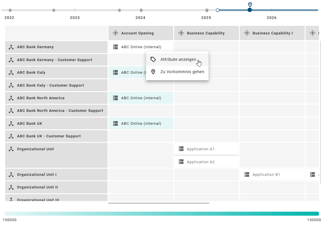 Der Screenshot zeigt ein ausgewähltes Objekt in Insight sowie die Möglichkeit, dessen Details über die rechte Seitenleiste aufzurufen.