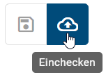 Hier ist der Button zum Einchecken abgebildet.