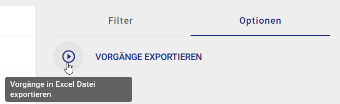 Hier ist die Option zum Erstellen des Ereignisprtokolls in der Seitenleiste der Vorgangsliste einer ProcessApp dargestellt.