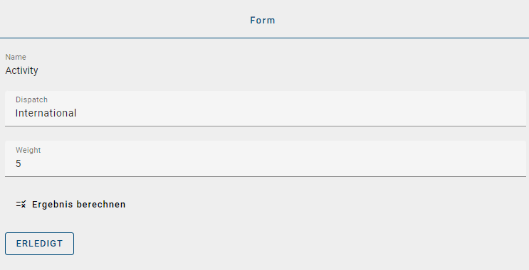 Hier wird eine Entscheidungstabelle in der Form einer Aufgabe gezeigt.